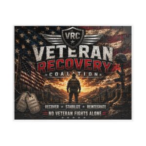'No Veteran Fights Alone' Patriotic Jigsaw (110, 252, 520 pcs)