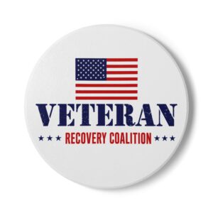 Veteran Recovery Coalition Ceramic Coaster