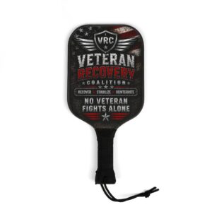 'No Veteran Fights Alone' Pickleball Paddle Set