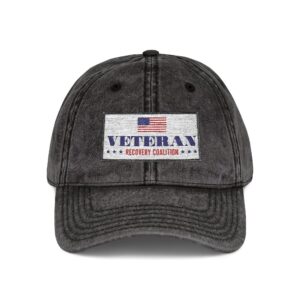 Vintage Embroidered 'Veteran' Cap
